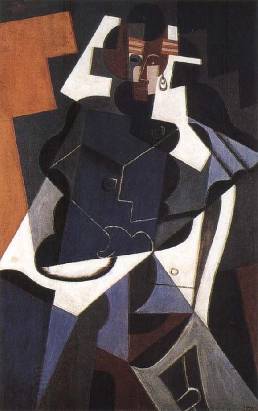 Juan Gris The fem portrait of the whole body China oil painting art